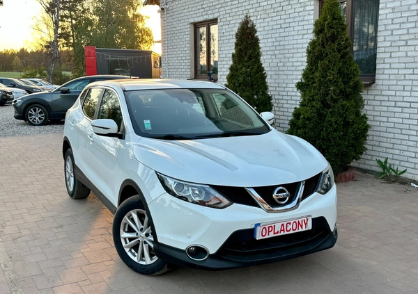 Nissan Qashqai cena 54300 przebieg: 84122, rok produkcji 2017 z Ostrołęka małe 172